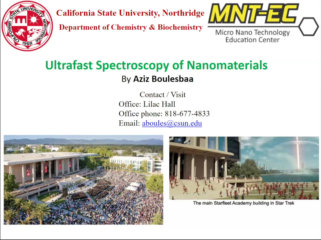 Ultrafast Spectroscopy of Nanomaterials