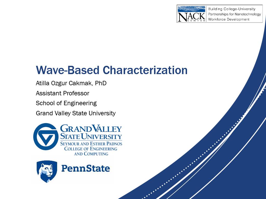 Wave-Based Characterization