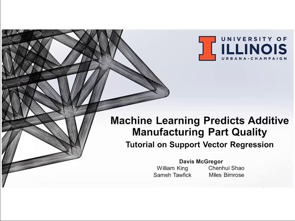Machine Learning Predicts Additive Manufacturing Part Quality
