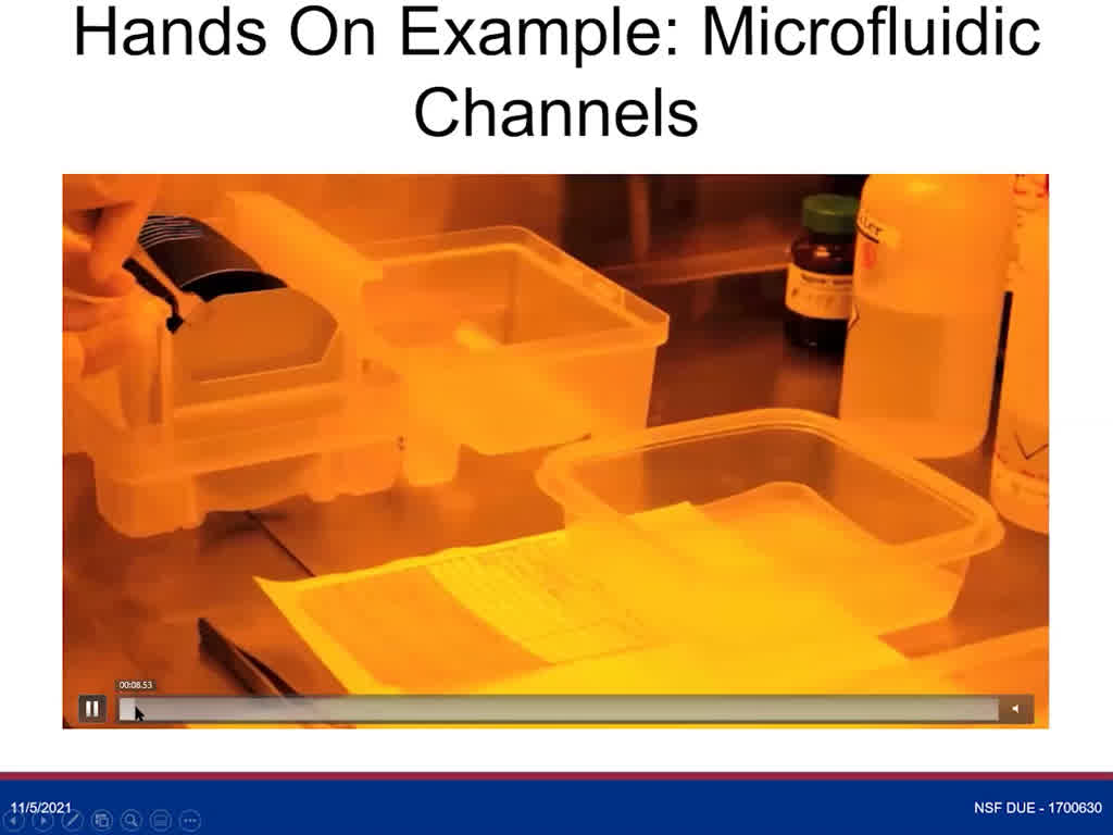 Hands On Example: Microfluidic Channels