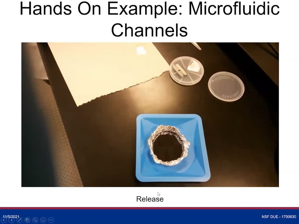 Hands On Example: Microfluidic Channels