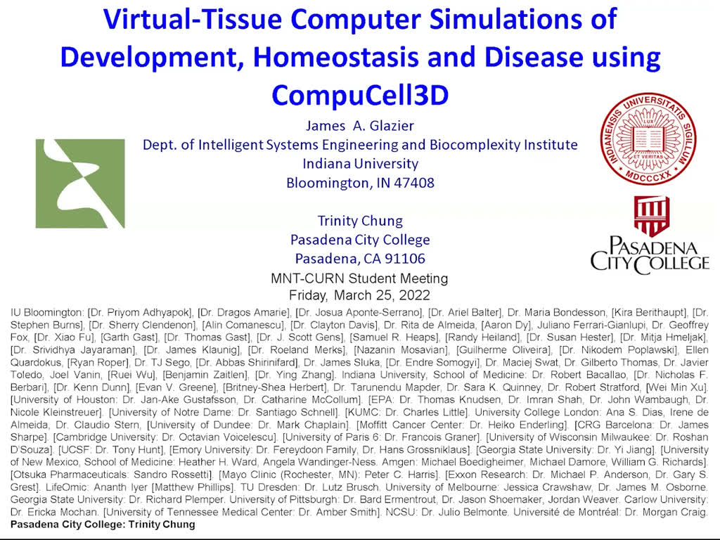 Virtual-Tissue Computer Simulations of Development, Homeostasis and Disease using CompuCell3D