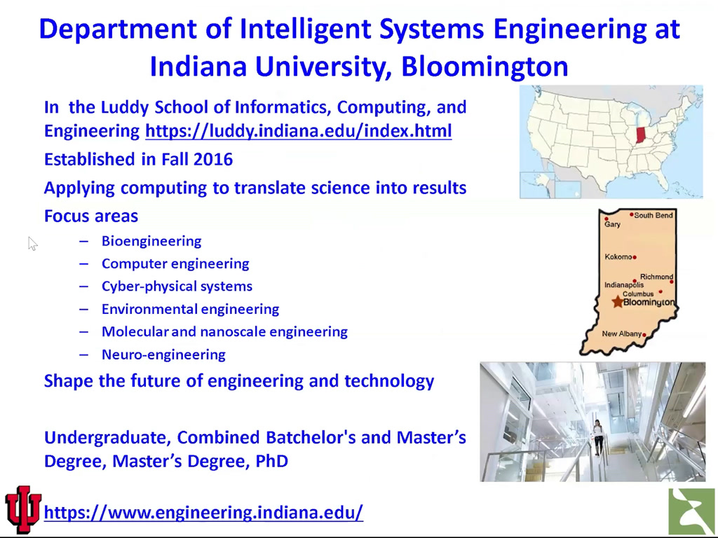 Department of Intelligent Systems Engineering