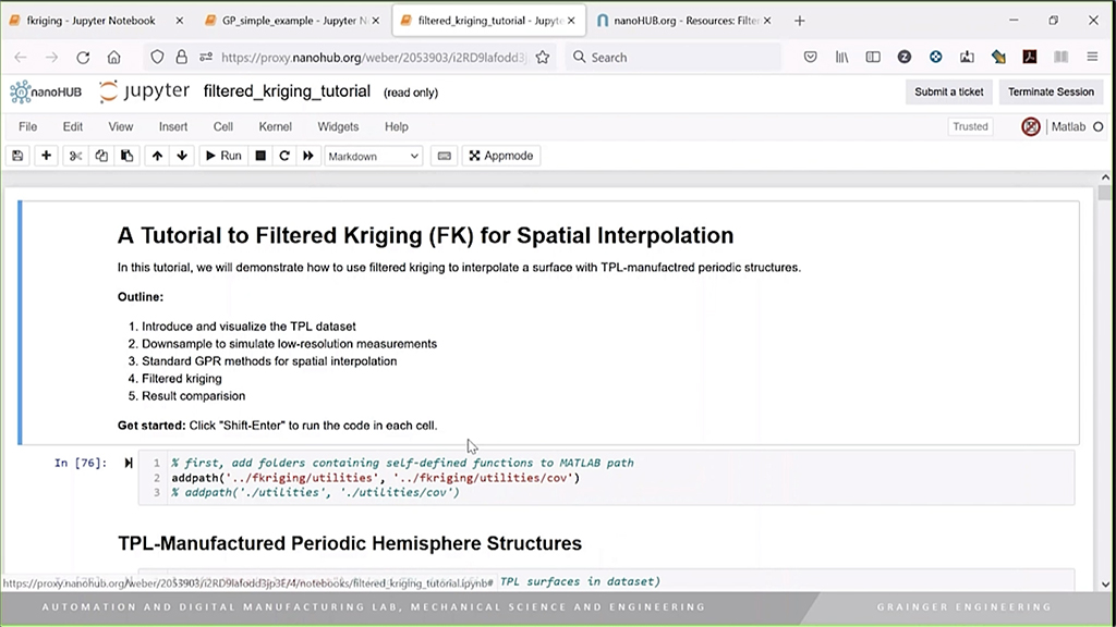Tutorial to Filtered Kriging for Spatial Interpolaton