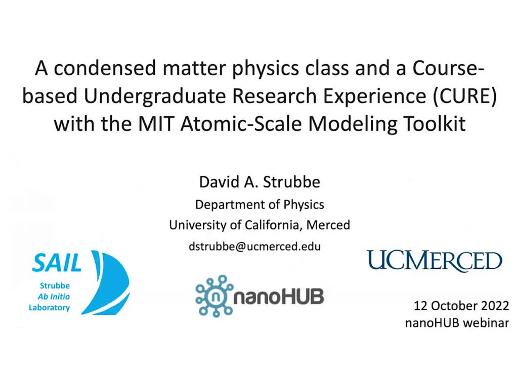 A condensed matter physics class and a Course-based Undergraduate Research Experience (CURE)