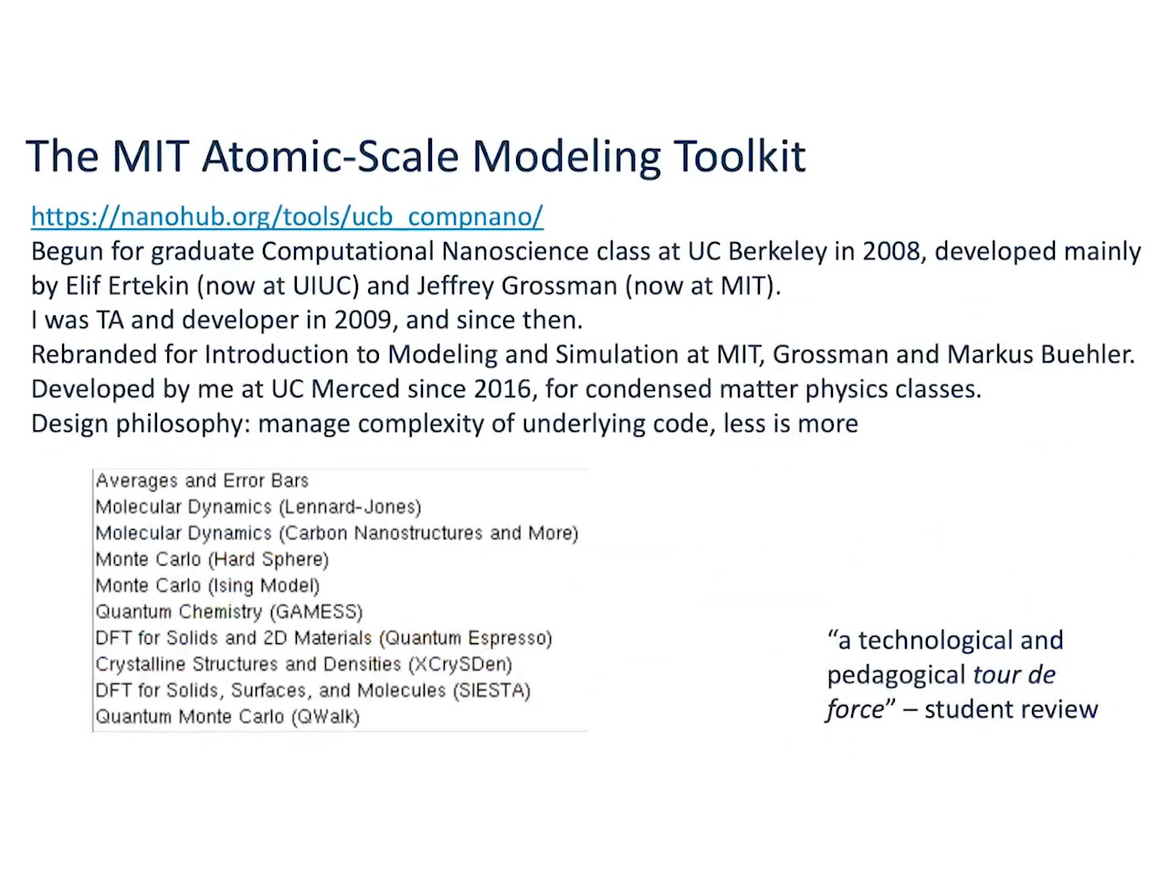 The MIT Atomic-Scale Modeling Toolkit