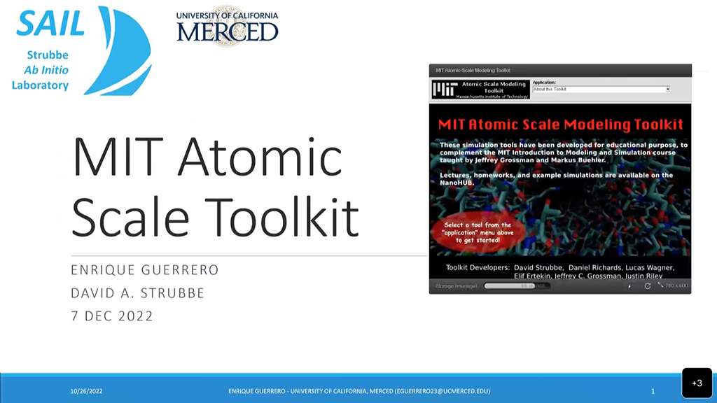 MIT Atomic Scale Toolkit