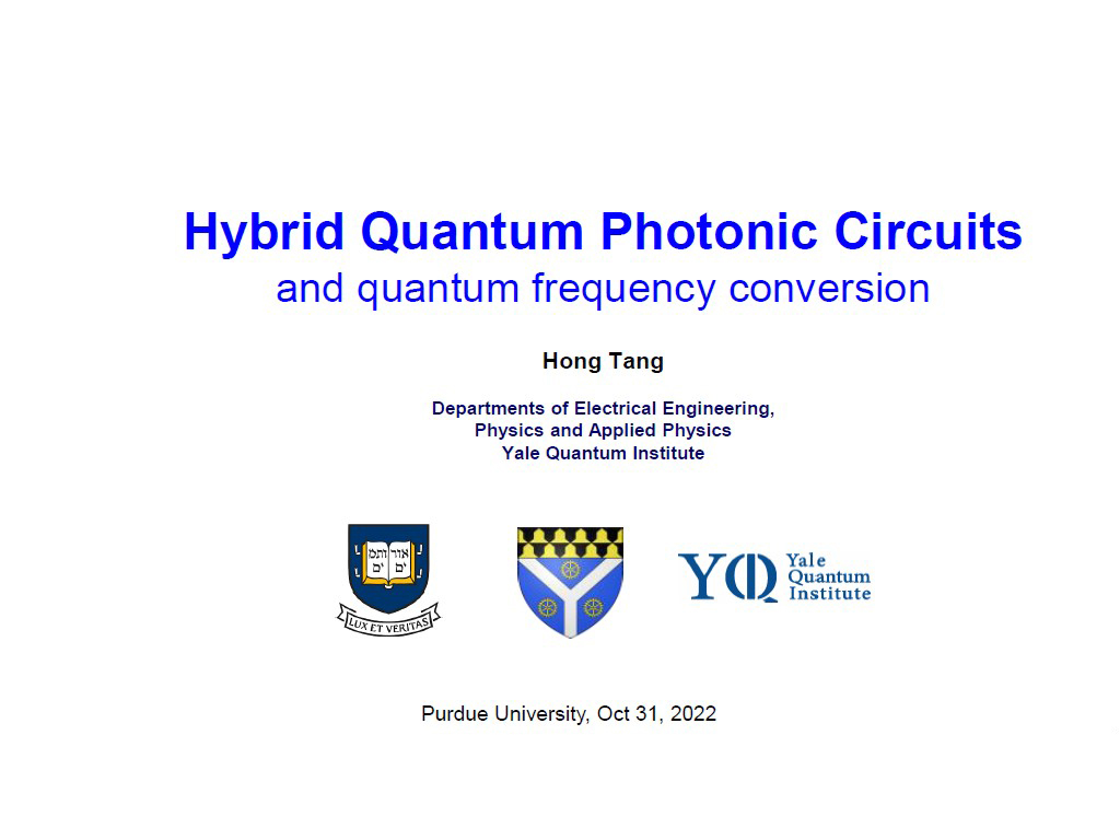 Hybrid Quantum Photonic Circuits
