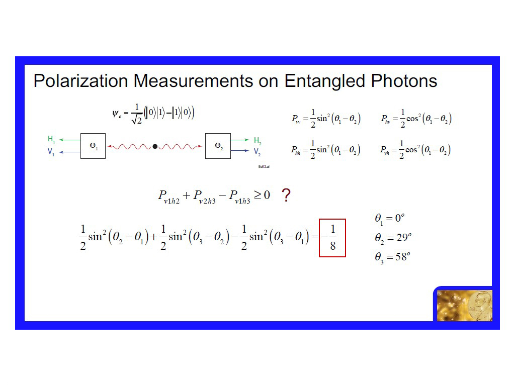Polarization Measurements on Entangled Photons