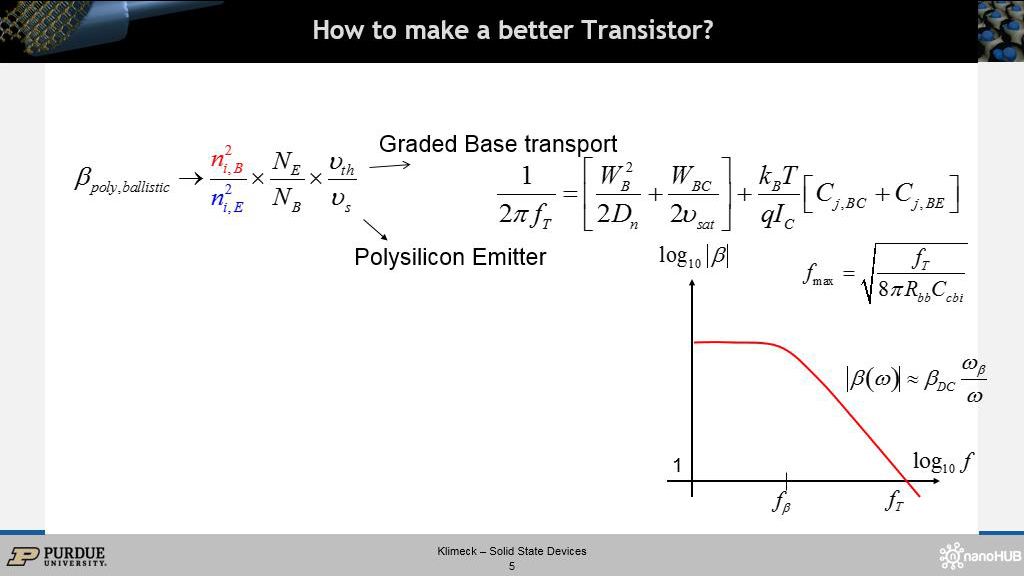How to make a better Transistor?