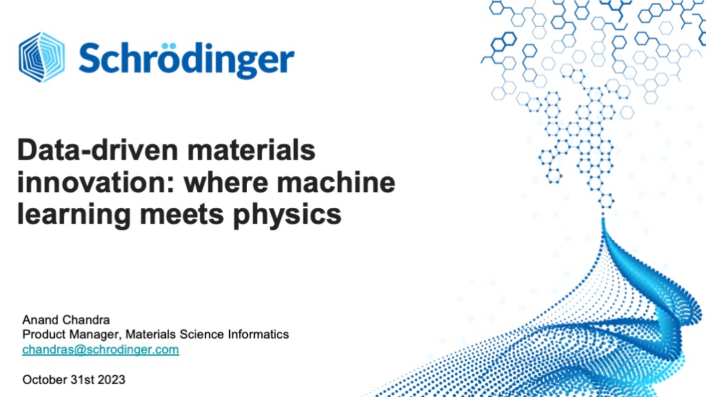 Data-driven materials innovation: where machine learning meets physics
