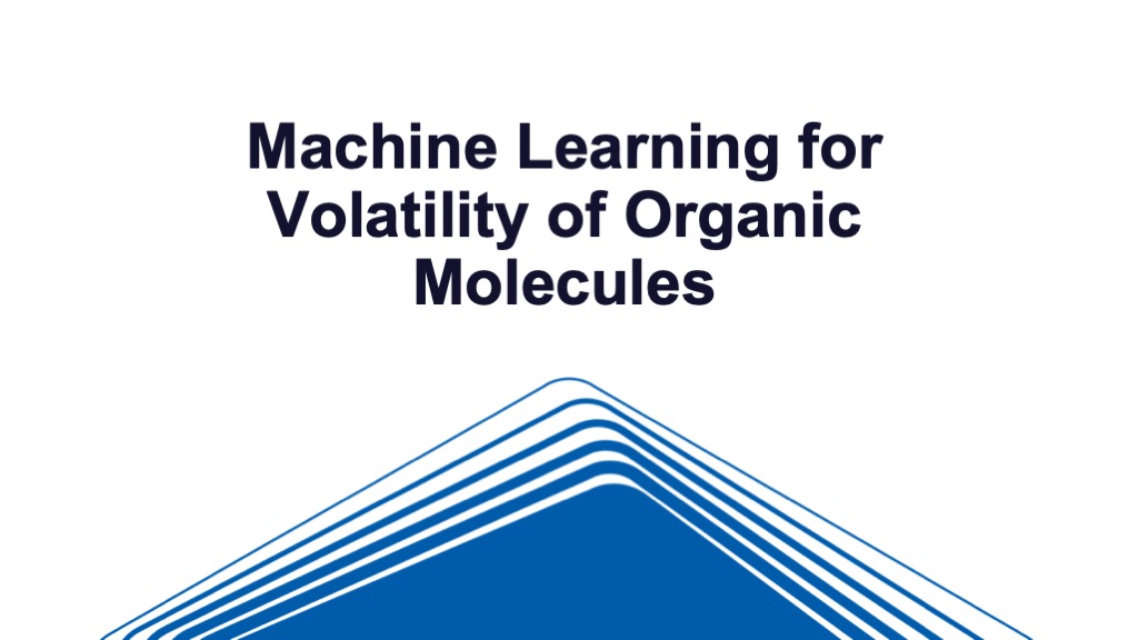 Machine Learning for Volatility of Organic Molecules