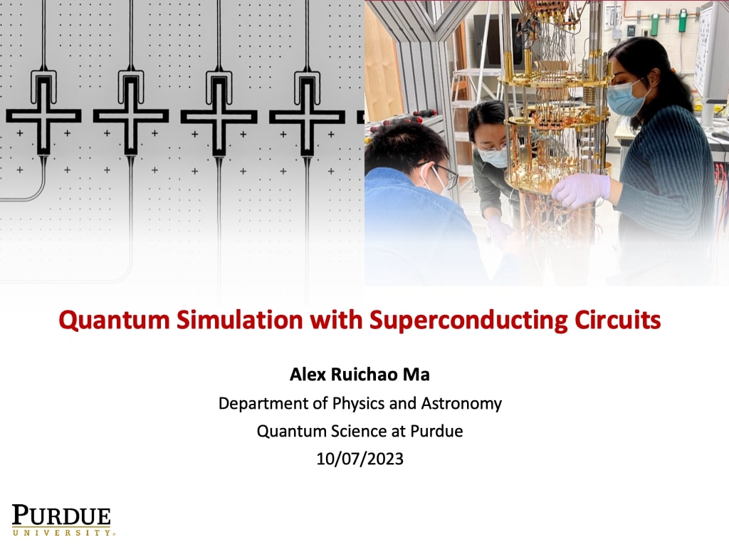 Quantum Simulation with Superconducting Circuits