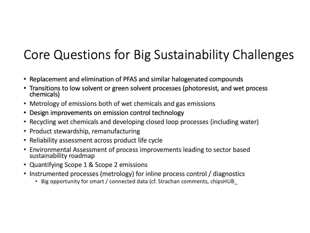 Core Questions for Big Sustainability Challenges
