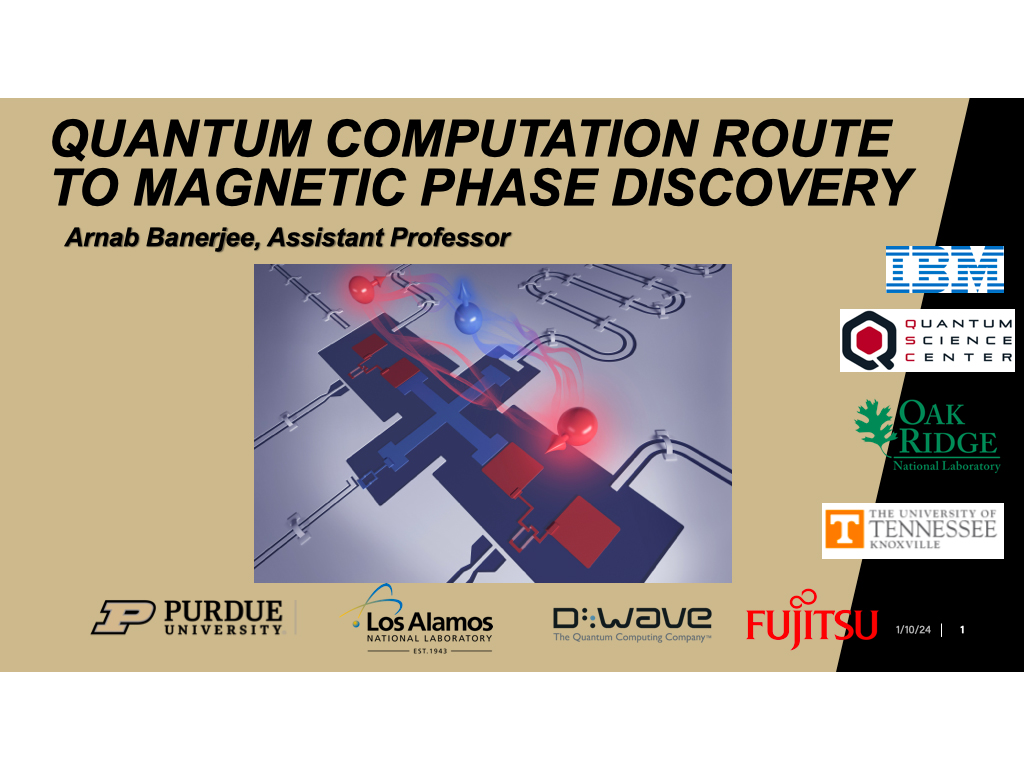 Quantum computation route to Magnetic Phase Discovery