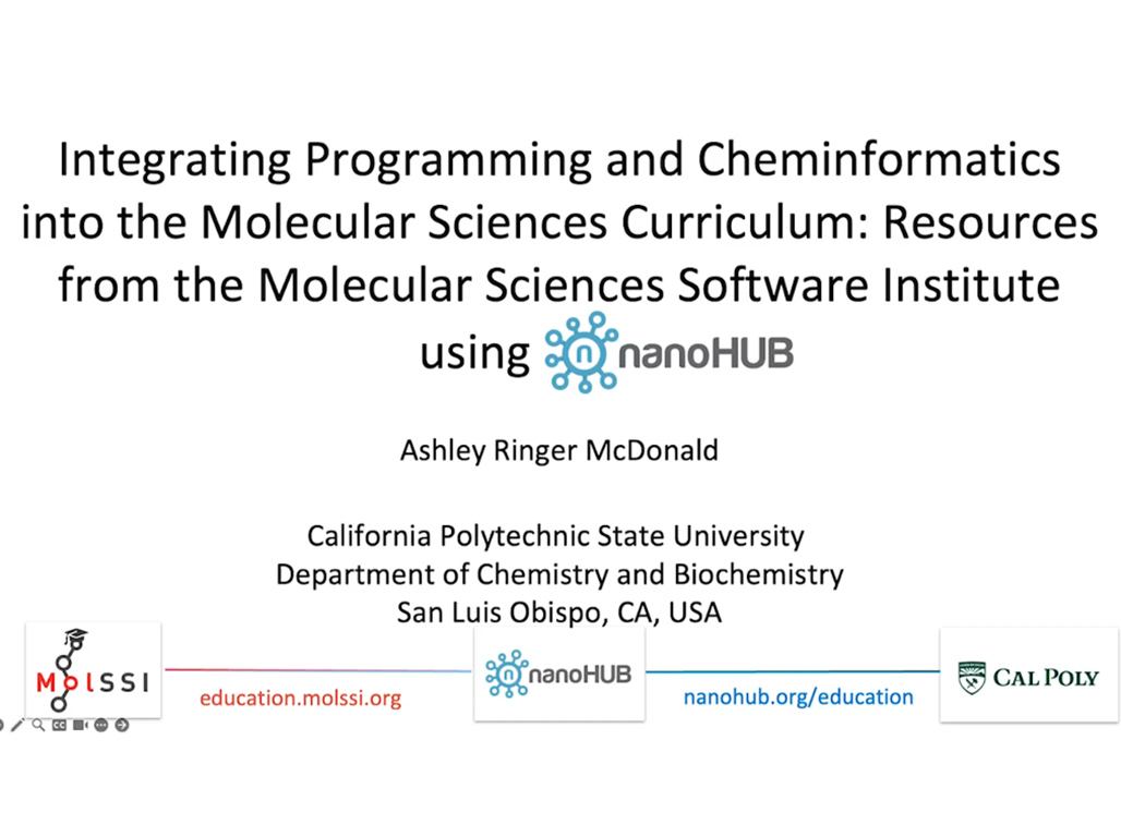 Integrating Programming and Cheminformatics into the Molecular Sciences Curriculum