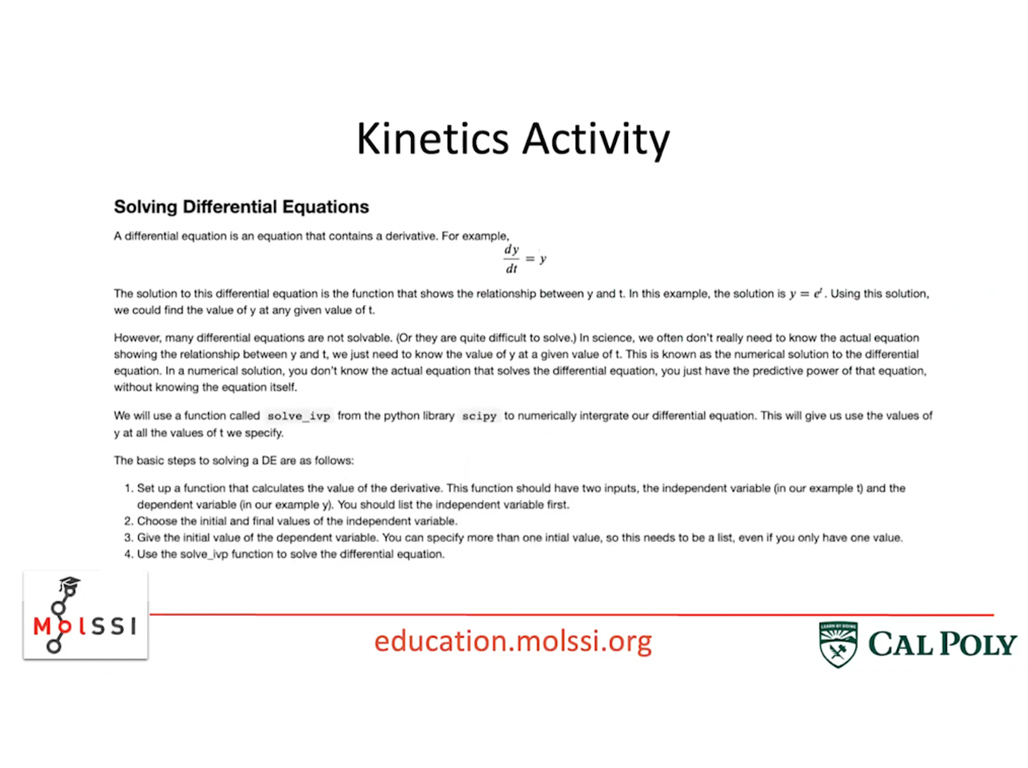 Kinetics Activity