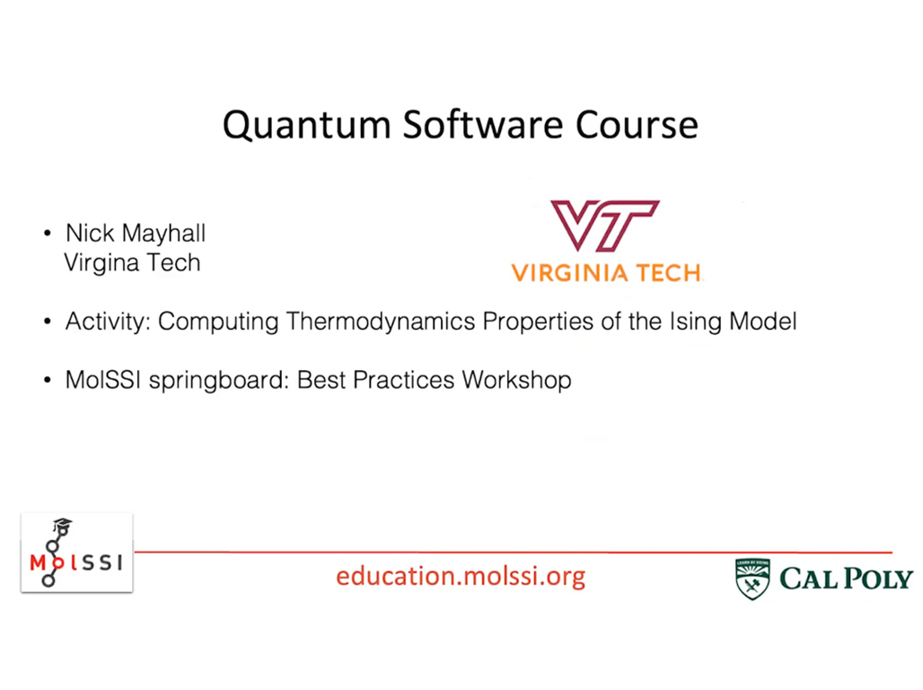 Quantum Software Course