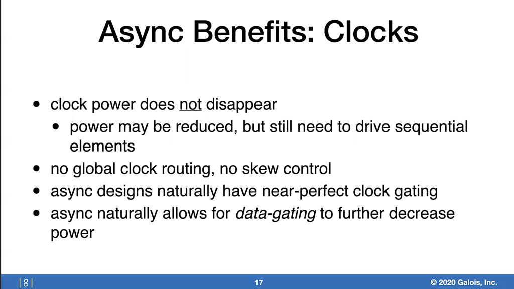 Async Benefits: Clocks