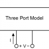 three-port model for the thermoelectric device